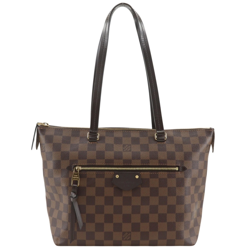 LOUIS VUITTON Authentic Brown Damier Canvas Tote Bag